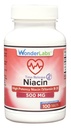 Wonder Laboratories High Potancy Time Release Niacin (Vitamin B3) 500 Mg 100 tabletter ikke-GMO, Glutenfri Supplement
