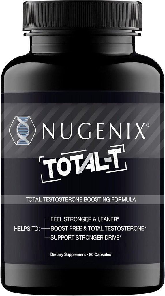 Nugenix Total-T - Gratis og total Testosteron Booster, 90 greve