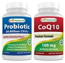 Best Naturals Probiotic 10 Strains & 30 milliarder CFU & COQ10 100 mg