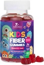 Fiber Gummies For Kids, Daglig 4g Gummy Fiber Supplement, Prebiotiske Digestive Helse Support - Naturens Plante Basert Oppløselig Fiber, støtter regularitet og Digestion for Kids Non-GMO - 60 Gummies