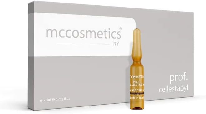 NY | Prof. Cellestabol | Revitalizing Ampoules med vitamin B6 & B3 | Støtter hudens utseende og stråling | 10 x 1 ml | laget i Spania