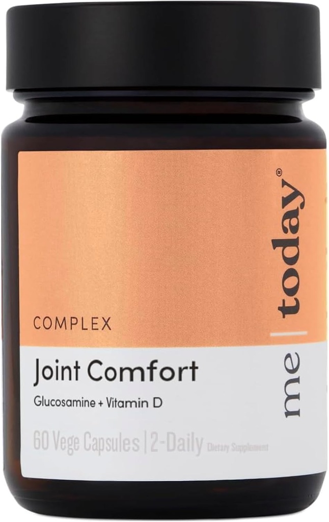 Jeg i dag Joint Comfort Supplement – Glukosamin, Chondroitin & Vitamin D for felles mobilitet & bein støtte – Ren formel for menn og kvinner – 60 Vege Kapsler