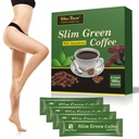Premium grønn kaffebønne ekstrakt pulver - Glutenfri grønn kaffebønne ekstrakt kosttilskudd med 10 naturlige helse blandinger, Instant Coffee, 180g (18 sakter)