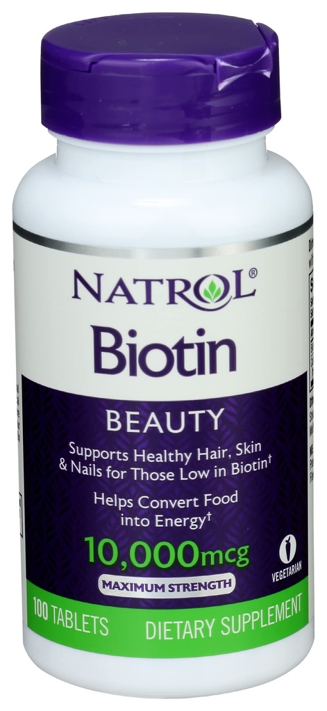 Narol Biotin Max 10000 Mcg, 100 tabletter