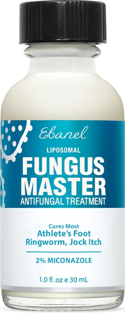 Ebanel Athletes Fotbehandling Ekstra styrke, Antifungal krem for fotsopp, med Miconazole, Undecylenic Acid & Tea Tree Oil, rask kløe Relief, behandler soppinfeksjon som fører til tåneil Fungus