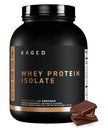 Kaaged Whey Protein Isolate Powder | Sjokolade | 100% ren Low Luxury Whey | Post Trening Recovery Drink | Støtter Muskelbygging | Kosttilskudd for menn og kvinner | 41 Serveringer