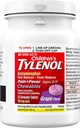 Tylenol Barns smerte Plus feber, Grape, 24 Chewable tabletter (pakke med 2)