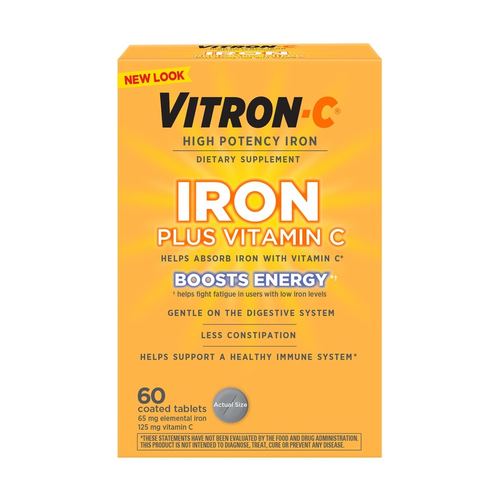 Vitron-C Multivitamin Tablet 63736012301 1 flaske, 60 per flaske