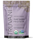Truvani Vegan Pea Protein pulver | Unflavored | 20g Organic Plant Based Protein | 20 serveringer | Keto | Gluten & Dairy Free | Lav karbohydrat | Ingen tilsatt sukker