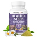 Sunn søvn - 10 REM induserende ingredienser - støtter alle stadier av dyp hvile - Kan ikke sove - Restless - Melatonin - Valerian - Kamille - Theanine - GABA - Hops - Lemon Balm - 120 Count