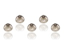 Resound Sure Fit høreapparat Domes Smoky Gray Tips Ørestykker Komfortabel for Open Fit BTE Lydforsterker PSAP Kit Usynlig 10mm (L x 5)