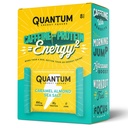 Quantum Energy Square: Energi Bar med koffein og 10g protein. Delikat Sunnack on the Go. (Vegan, Glutenfri, Soya-fri, Dairy-free) (Caramel Almond Sea Salt)