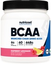 Nutricost BCAA pulver (Raspberry Lemonade, 60 Serveringer) - Optimal 2:1:1 Forhold