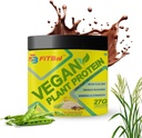 Vegansk Plante Protein Powder Pea, Brun Rice Protein 250 gram(7 Serveringer) Servering mengde-36 G 27 G Protein Per Serving, Glutamin -4,35 gm BCAA-3,53 GM