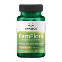 Swanson FemFlora - Feminine Probiotic Supplement Støtte Flora av Munnen, GI Tract og Vagina - Probiotika for kvinner med 9 milliarder CFU Per Capsule - (60 kapsler)