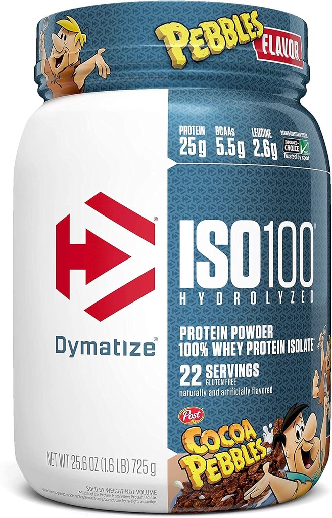 ISO100 Hydrolysert 100 Whey Protein Isolate Cocoa Pebbles (1,4 Lbs. / 20 Services)