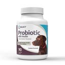K9 Select Probiotic for Hunde, med Inulin - 90 Chewable Tabletter - Støtter Sunn Digestion og Nutrient Absorpsjon - Hundeprobiotika og Digestive Enzymer - Probiotika for Hunder Digestive Helse