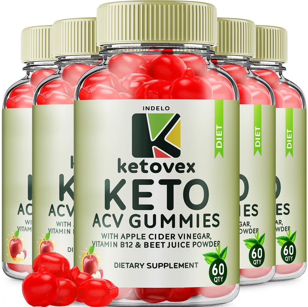 (5 Pack) Ketovex Ketovex BHB Gummies Advanced Formula, Ketovex BHB Vektkontroll ACV Gummies anmeldelser, Ketovex ACV Keto Vex BHB Gummy Gomitas Ketose, Ketovex Gummies, B12 (300 Gummies)