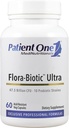 Patient En Flora-Biotic Ultra | Probiotic Supplement for å støtte Balansert Intestinal Flora* | 47,5 milliarder CFU Plus 10 Probiotic Strains | 60 kapsler