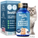 Cat UTI Remedy & Njurestøtte for katter, naturlig urinveis infeksjon og Cat Blader Crystals behandling hjelper flush ut nyrestein, renser infeksjon, og forbedrer nyrene helse, 400 små piller