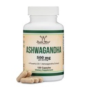 Ashwagandha kapsler, 120 greve (500mg ekstrakt 20:1 Potens) Adaptogen Stress Relief av dobbel tre