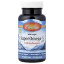 Carlson - Super Omega-3 Gems, 1200 mg Omega-3s, Wild Caught, Utmerket, 50 myk geler