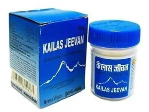 Pakke med 3 Kailas Jeevan Jar 30 Gram Pack - Herbal Ayurvedic Multipurpose Anti-septisk Krem
