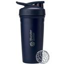 BlenderBottle Sport Isolert rustfritt stål Shaker flaske med Wire Whisk, 24-Ounce, Navy - Protein Shakes & Hydration for åleter & Fitness Entusiasts, enkel blanding, holder drikker kalde, låsbare Lid
