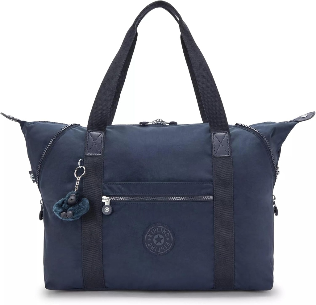 Kipling kvinners kunst middels tote pose, lettvektig stor helger, reise håndveske