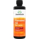 Swanson Flax frø olje høy lignan (Omegatru) 16 fl Ounce (473 ml) flytende