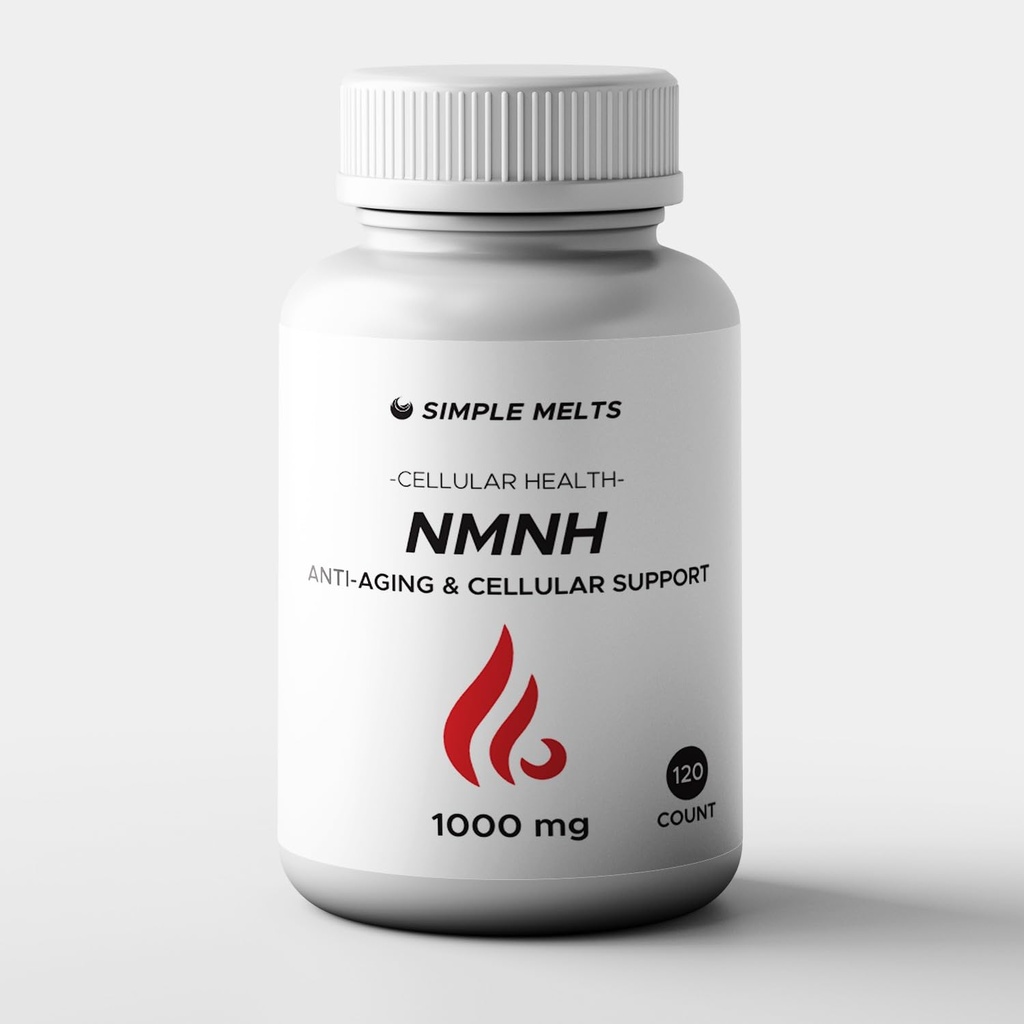 NMNH 1000mg – Avansert NMN Alternativ med NAD+, Resveratrol, Berberin, Quercetin & Grapefrø - Økt energi, fokus, metabolisme, immunitet, hud, Cellular Health & Anti-Aging – 120 Caps