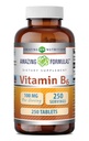 Amazing Formler Vitamin B6 Supplement | 100 Mg per servering | Tabletter | Ikke-GMO | Glutenfri | laget i USA (1 Pack, 250 Count)