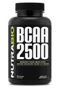 NutraBio – BCAA 2500 – Branched kjede Aminosyrer – Støtte ny muskelvekst og hindre muskelnedbrytning – 250 kapsler