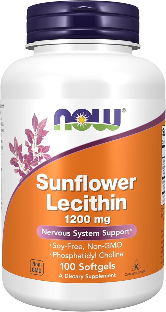 NÅ MODER Solflower Lecithin 1200MG, 100 Teller
