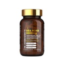 Dr Sosnowskis BioActive Sea Moss ® 8-i-1 Formula beriket med svart frø, Ashwagandha, Turmeric, Manuka Honning, Lion's Mane, Royal Jelly, Bee Propolis ekstrakt ® 60 Kapsler