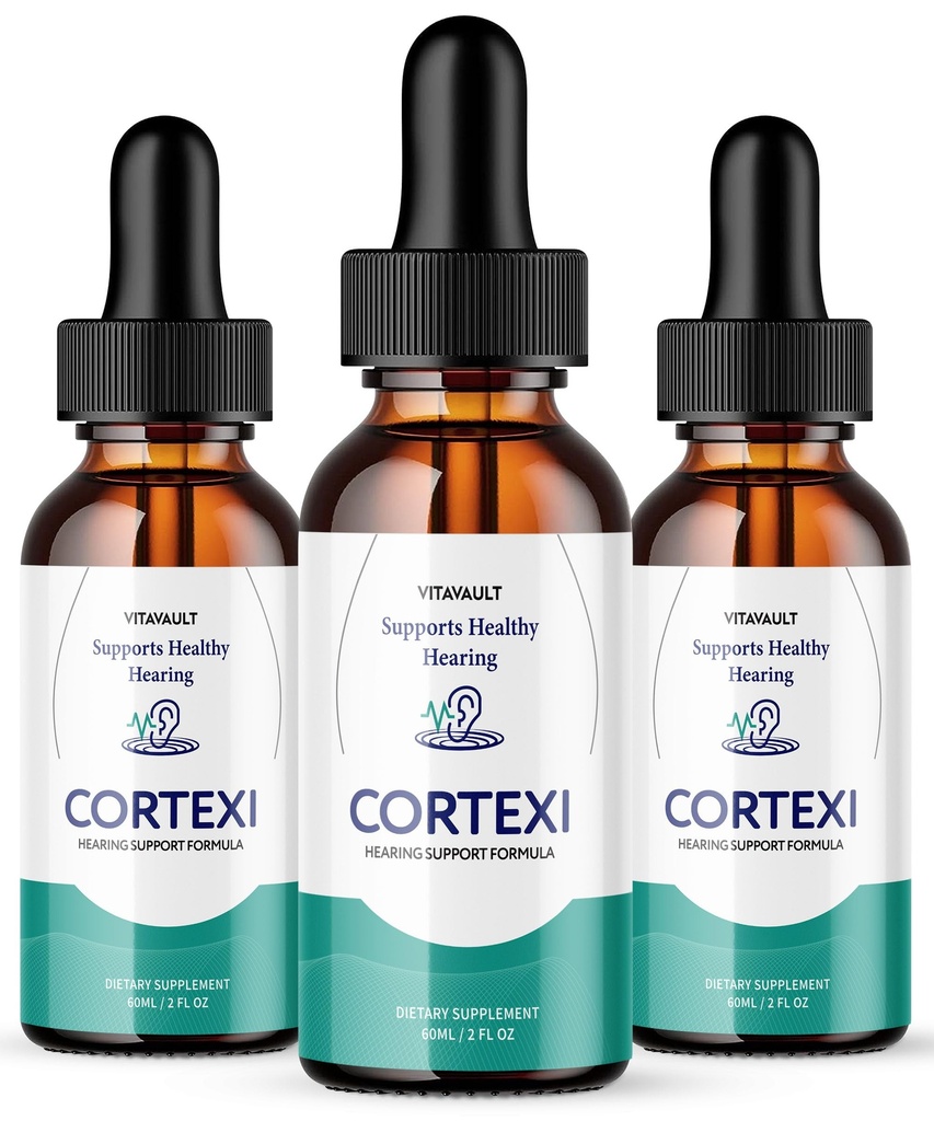Cortexi Ear Drops - Cortexi Hearing Support Drops, Cortexi Drops, Cortexi Anmeldelser - Fremmer Auditory Clarity, Støtter Sunn Hearing Pack på 3