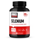 Force Factor Selenium Immune Support Supplement, Selenium 200mcg Kapsler for å støtte immunforsvar, immunforsvarstilskudd, Vegan, Ikke-GMO, 120 Kapsler