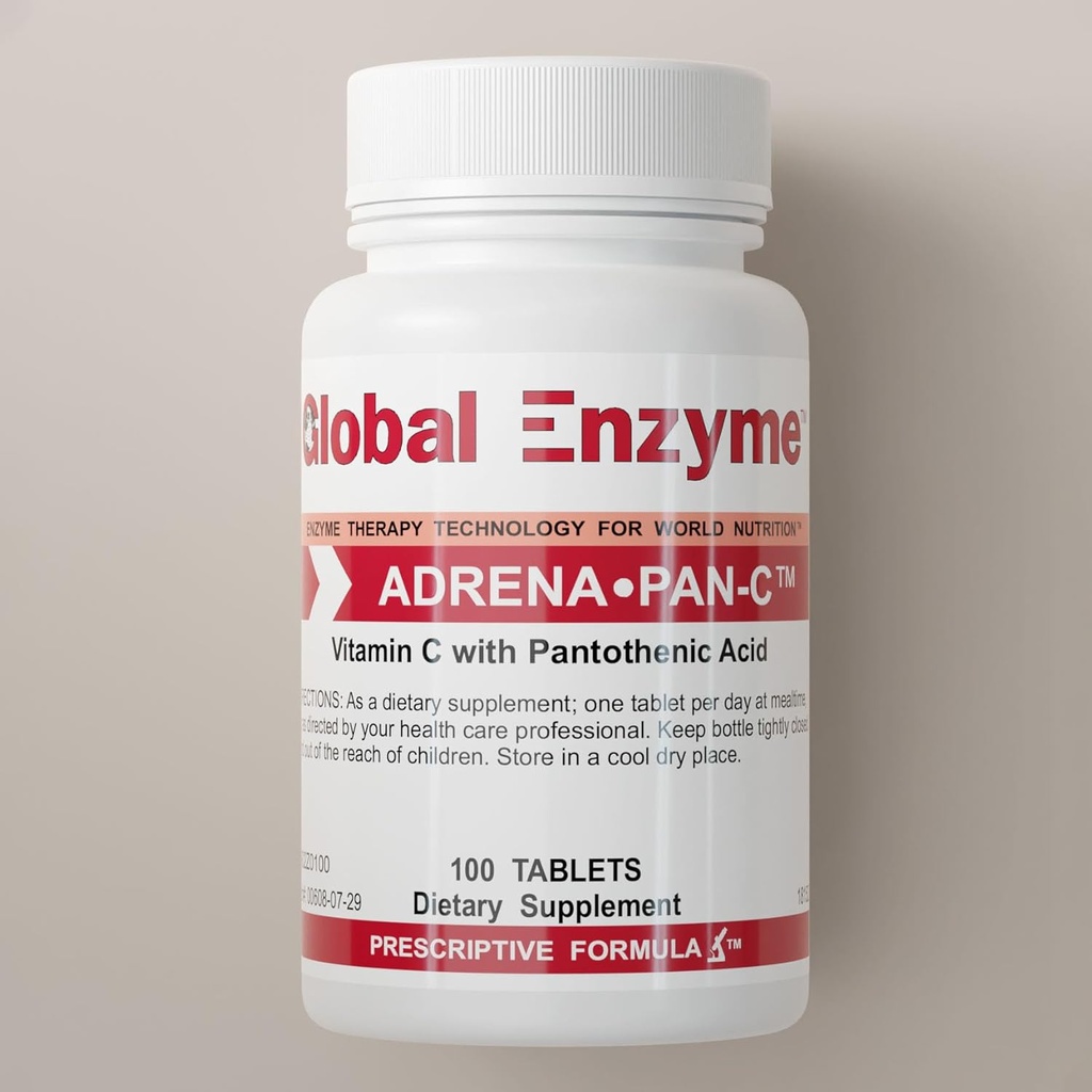 Adrena Pan C-Supplement for Stress Management-Cellular nivå støtteformulert med nukleinsyre og peptider