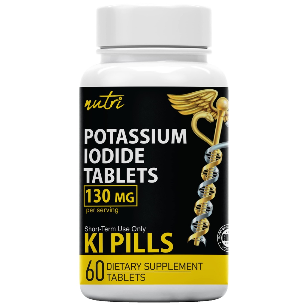 Naturens fusjoner Kalium jodidetabeller 130 mg - (60 tabletter)