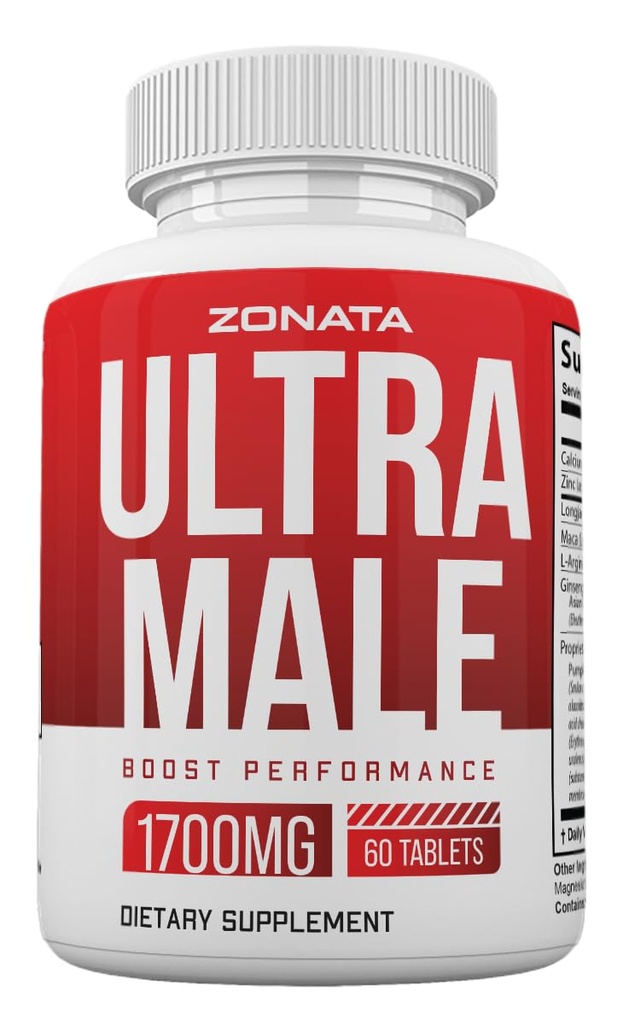 Ultra mannlige piller, Power Ultra mannlige Supplement Advanced Formula, 60 greve