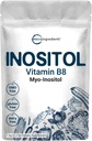 Mikroingredienser Myo-Inositol pulver, 2.2lb (1666 Serveringer) | Inositol Supplement for kvinner | Støtter Hormonal Balance & Ovarian Helse | Ikke-GMO, Vegan, Filler-fri