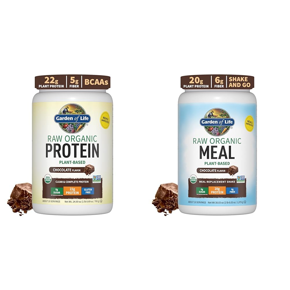 Livshage Økologisk Vegansk Sjokolade Protein pulver Rå Organisk Måltid Erstatning Shakes - Sjokolade Plante Basert Vegansk Protein pulver