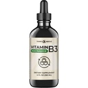 Flytende vitamin B3 (som Niacinamide) Supplement - Non Flush Form of Niacin - Rask absorpsjon - Beleilig Niacin Drops for kvinner og menn - 4 oz (120 ml)