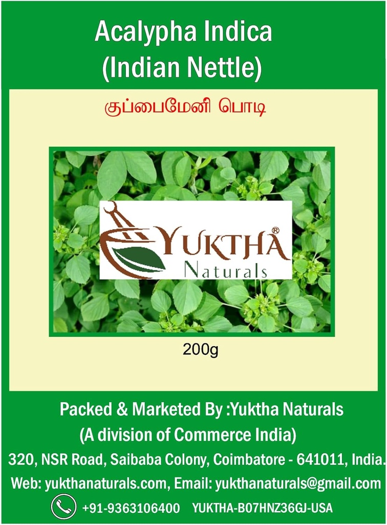 Harita Manjari Kuppaimeni/Acalypha Indica pulver/Indisk Nettle - 200g