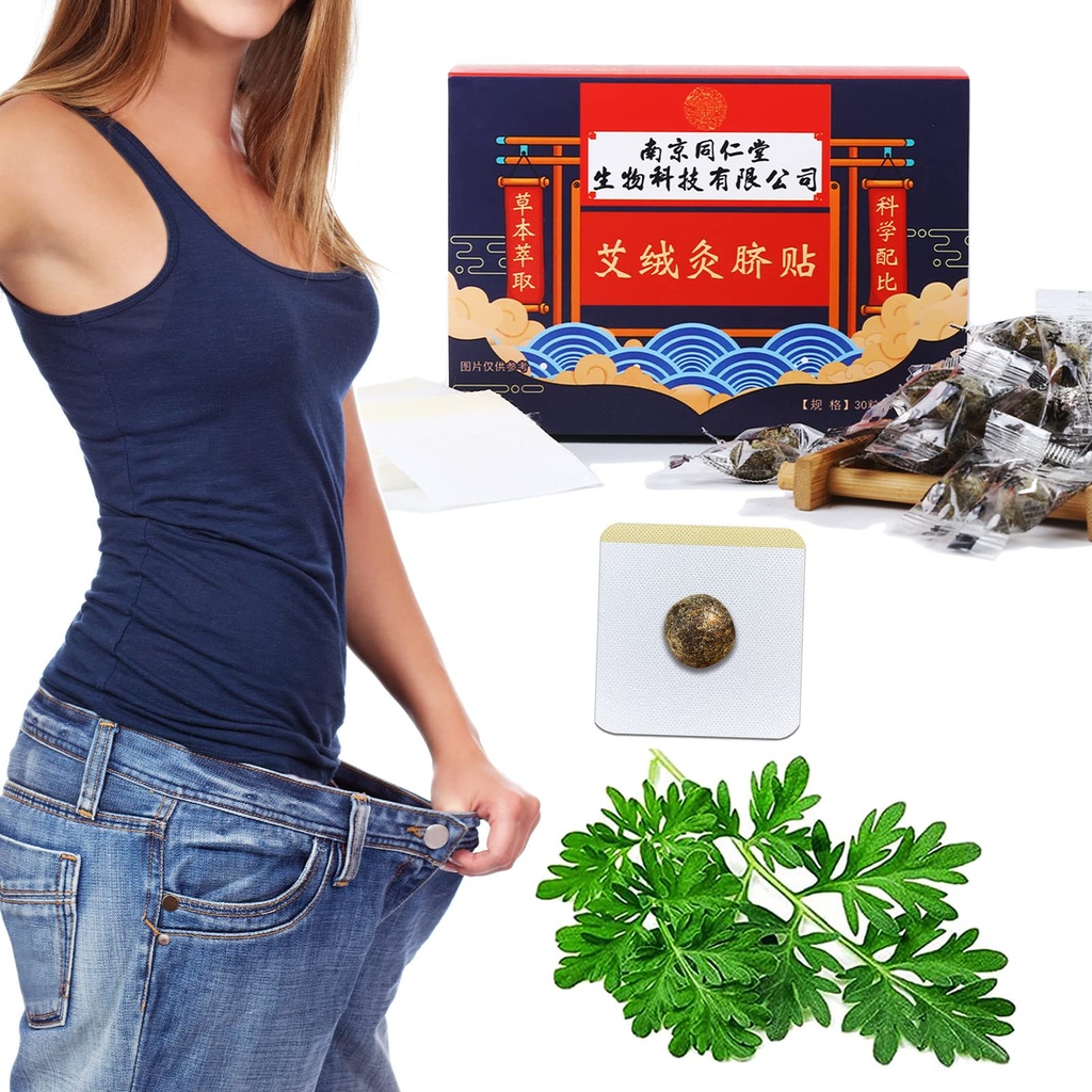 Effektiv gammel remedy sunne Belly Pellets, Mugwort Navel klistremerke, Wormwood Belly knapp patch, Herbal Waist Pellet for kvinner og menn