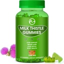 Melk Thistle Gummies, Liver Cleanse Gummy, Organic Liver Detox Kosttilskudd for menn og kvinner - 60 Gummies (60 Count (Pack of 1))