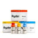 Ryde: Discovery Pack | Energize, Focus & Relax Shots | Grønn Te Koffein, Taurin, Ginseng, B vitaminer, L-Theanine, Lemon Balm, Kamille | 0 kalorier, 0 sukker | Variety Pack - Prøv dem alle (24 Pack)