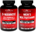 Divine Bounty D-Mannose Kapsler & Mens Multivitamin Bundle
