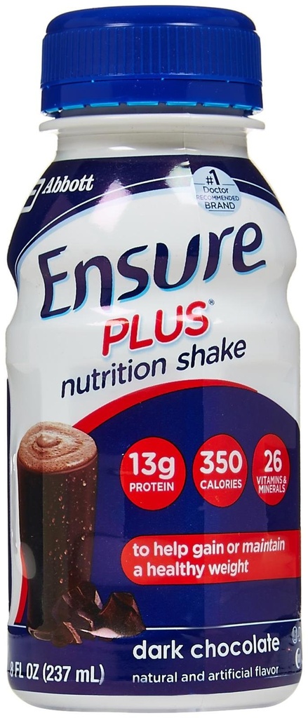 Se til Plus Nutriton Shake Dark Chokolade - 6 PK