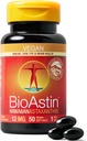 Nutrex Hawaii Vegansk BioAstin Hawaiian Astaxanthin - 12mg, 50 Softgels - Farm-Direct Premium Antioksidant Supplement for å støtte øye, hud, felles og immunsystem helse - Vegansk, ikke-GMO & Glutenfri